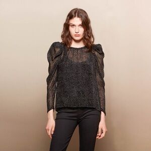 EUC Ba&sh “Lady” blouse black size M/US 8